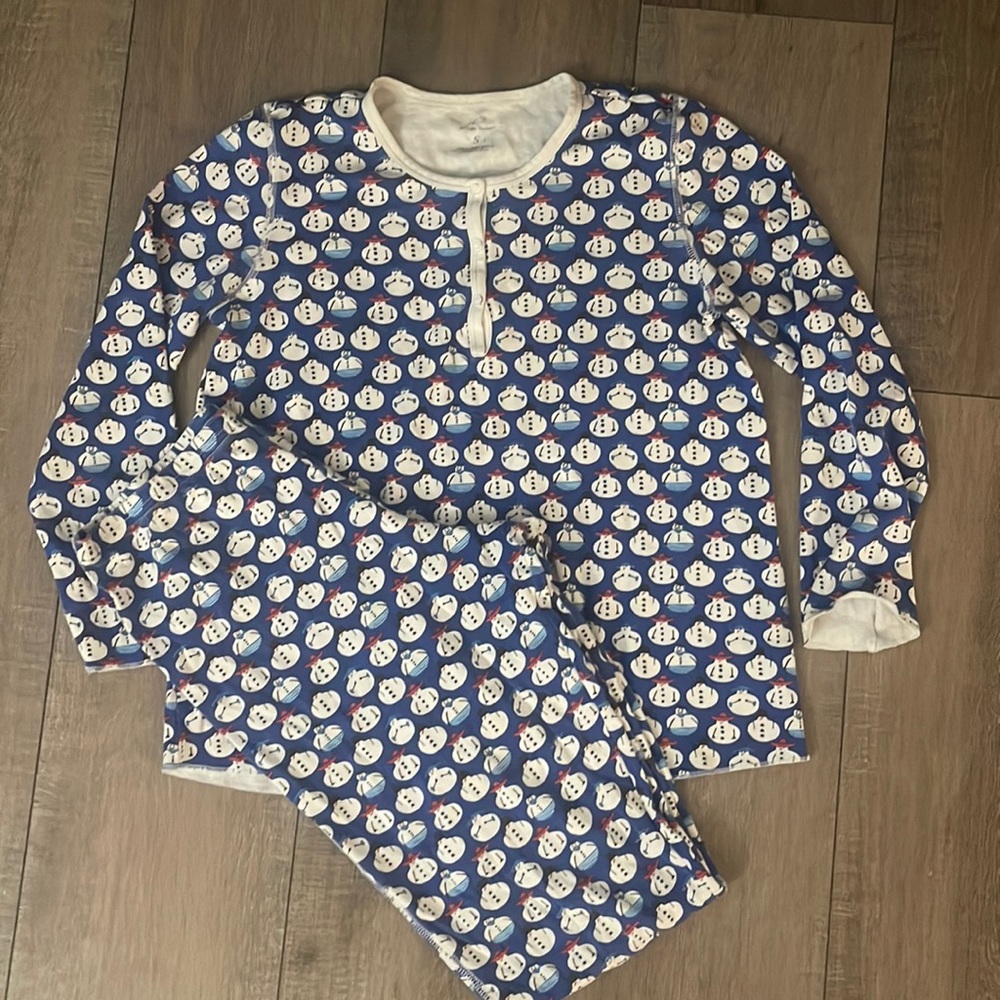 Roller Rabbit Snowman Pajamas